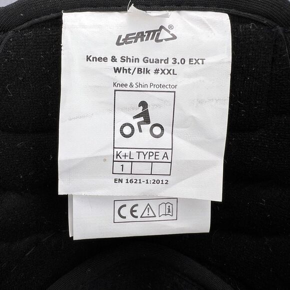 Leatt 3.0 Ext Knee & Shin Guards -‎ XXL Motocross Dirt Bike Offroad Pair Worn 1x - Picture 13 of 15